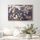 Sun Stained Foliage II - High Resolution Giclee Printed Canvas Framed in Contemporary Clear Acrylic Frame